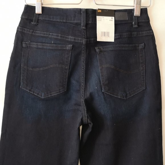 LEE Women's Jeans NWT Size 6 (long) Dark Blue - Picture 5 of 6